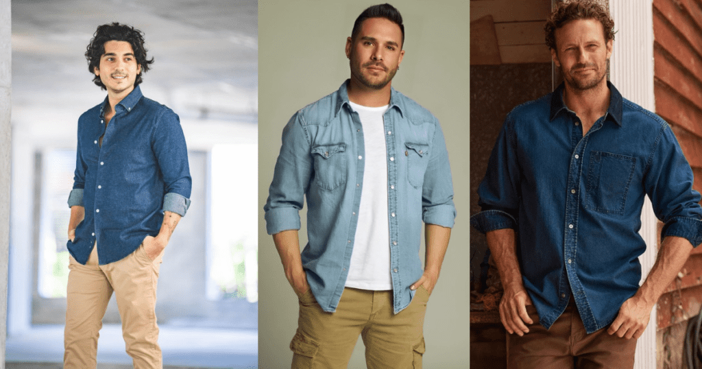 Denim Shirts for Men 
