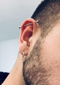 Ear piercings for men 